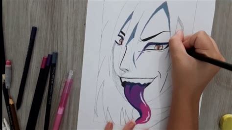 Speed Drawing Orochimaru Naruto Youtube