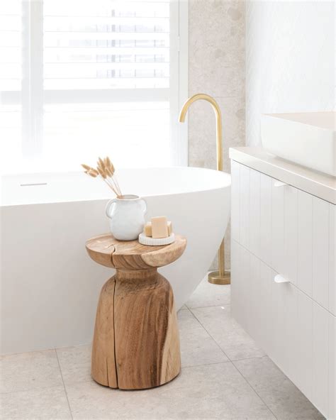 Uniqwa Wooden Bathroom Stools The Perfect Bathroom Decor Accessory
