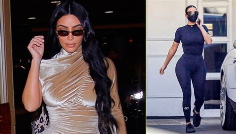 kim kardashian flaunts her incredible physique in workout gear