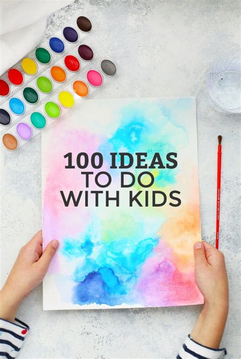 100 Activities To Do With Kids Free Printable List • One Lovely Life