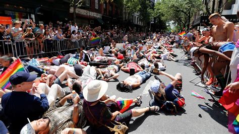 Gays Against Guns Stages Die Ins At Nyc Pride March Huffpost
