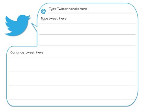 Twitter Template For Students