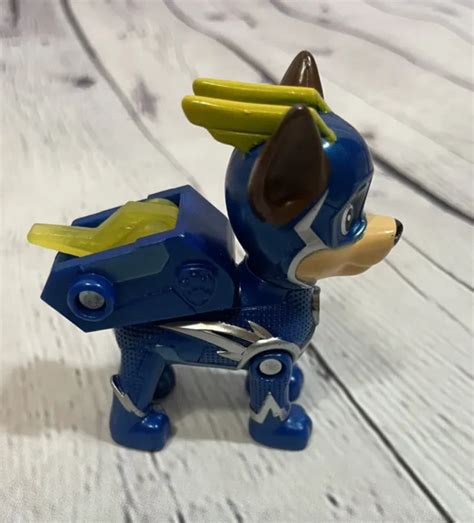 Paw Patrol Mighty Pups Super Paws Chase Figure Nickelodeon Spin Master