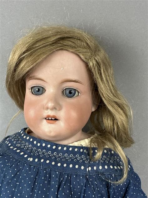 Antique German 24” 370 Armand Marseille Am 3 Dep Bisque Head Doll