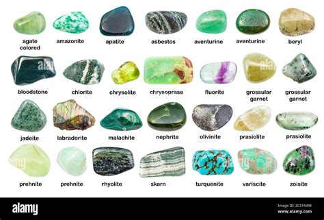 Green Stone Types