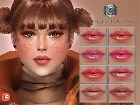 Lipstick N22 By Zenx From Tsr Sims 4 Downloads