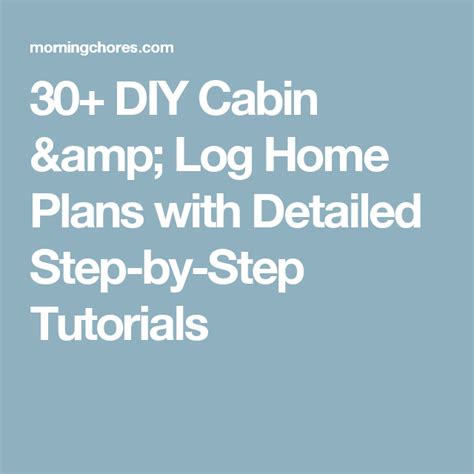 30 Free Diy Cabin Plans And Ideas That You Can Actually Build Diy