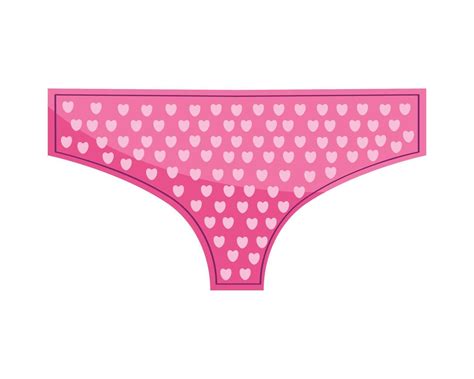 Pink Thongs With Hearts 10480666 Vector Art At Vecteezy