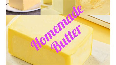 How To Make Butter At Home Youtube
