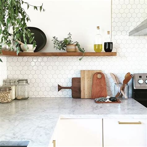Maybe you would like to learn more about one of these? 45 Eye-Catchy Hexagon Tile Ideas For Kitchens - DigsDigs