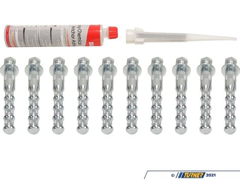 5215912 Drop In Epoxy Anchor Bolt Kit With Fasteners Turner Motorsport