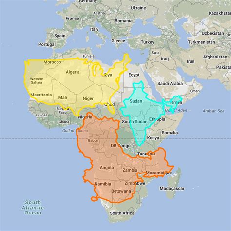 Real Scale Map Of The World