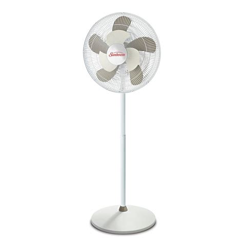 Sunbeam 16 Inch White 2cool Oscillating Stand Fan The Home Depot Canada