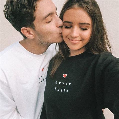 Innocent Kisser Love Goals Jess Conte Jess And Gabe Cute Couple Pictures