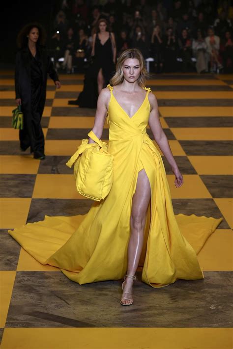 Karlie Kloss Walks The Runway At The Off White Womens Fw 201920 Fashion Show During Paris