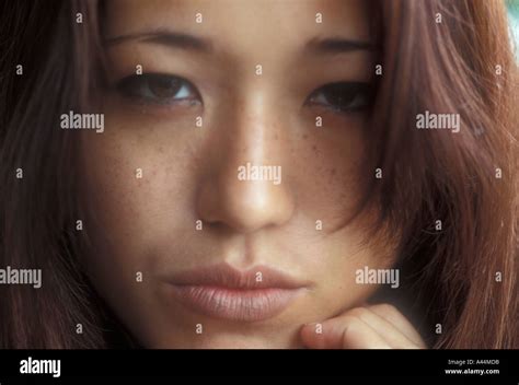 Asian American Woman Stock Photo Alamy