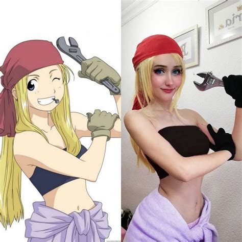 Fullmetal Alchemist Winry Rockbell Cosplay And Makeup By Ins Nyukix