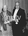 Cecil B. DeMille with wife Constance Adams.Academy Awards: 26th Annual ...