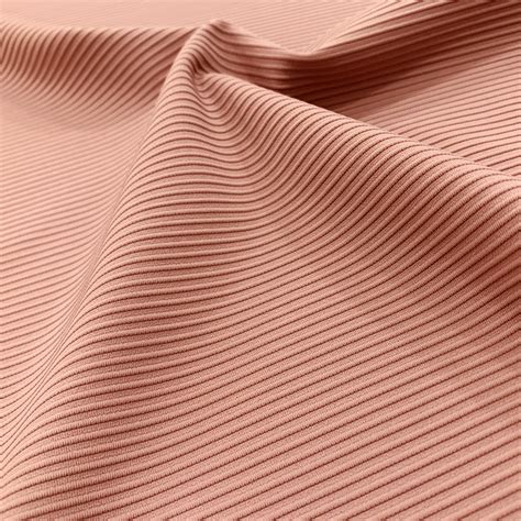 Custom 78 Nylon 22 Spandex Stripped Texture Rib Fabric For Yoga And