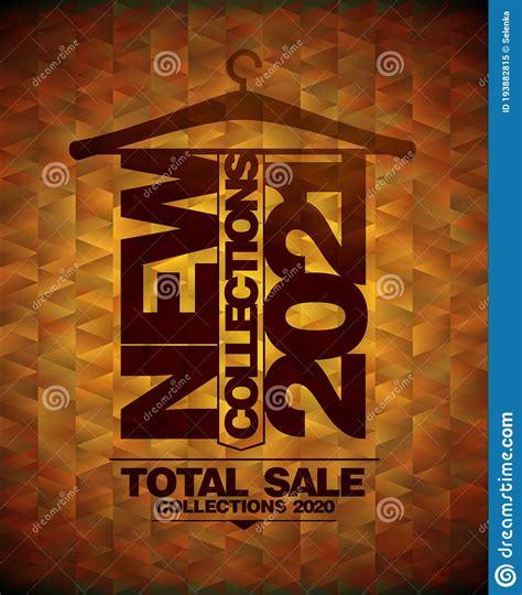 New Collections 2021, Total Sale Collections 2020 Year Poster Stock Vector - Illustration of ...