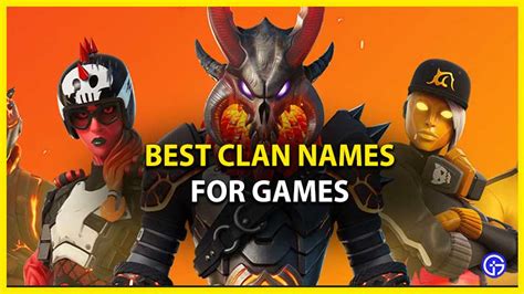 100 Best Gaming Clan Names 2022 Gamer Tweak