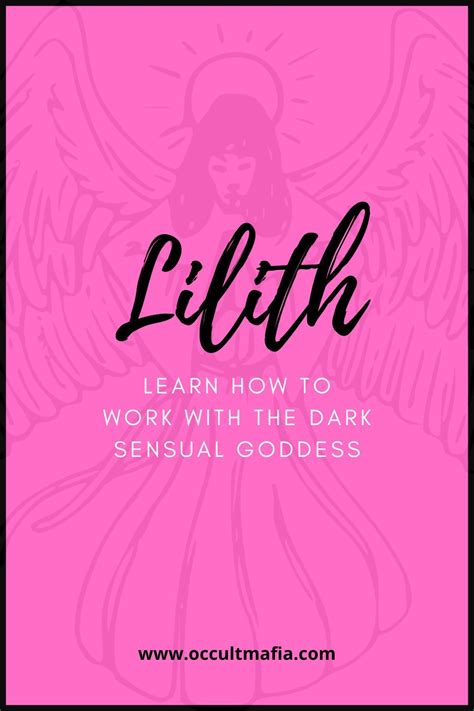 Lilith Goddess How To Work With The Mother Of Demons In 2021