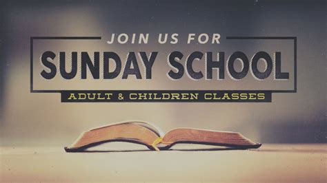Sunday School First Wesleyan Church
