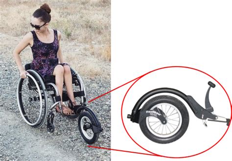 wheelchair front wheel thingamajig what is it invictus active