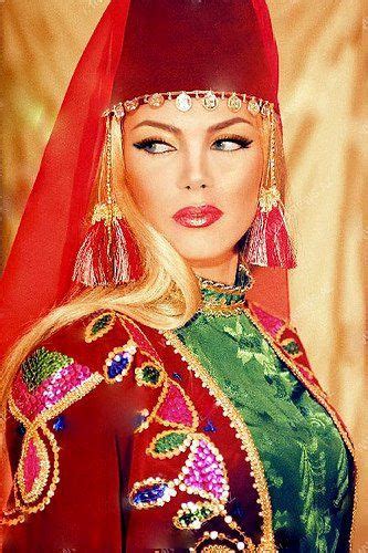 Beautiful Turkish Girl Turkish Girl With Turkish National Costume Turkish People Persian