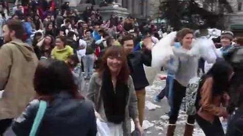 Pillow Fight Vancouver Canada 2015 Youtube
