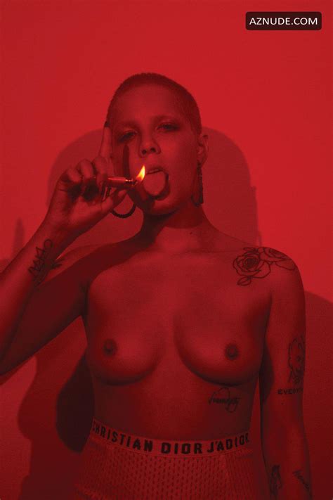 Halsey Sexy And Topless For 2017 Flaunt Magazine Issue 155 Aznude