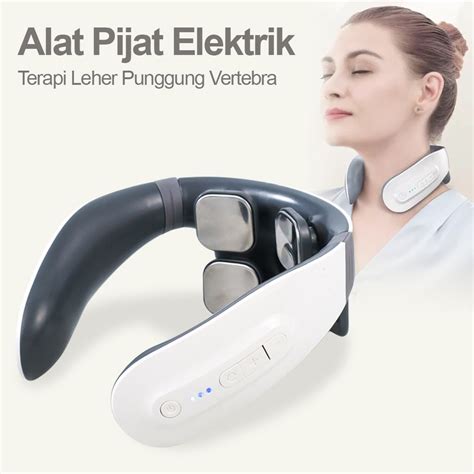 Jual Premium Alat Pijat Pijit Getar Elektrik Electric Terapi Leher