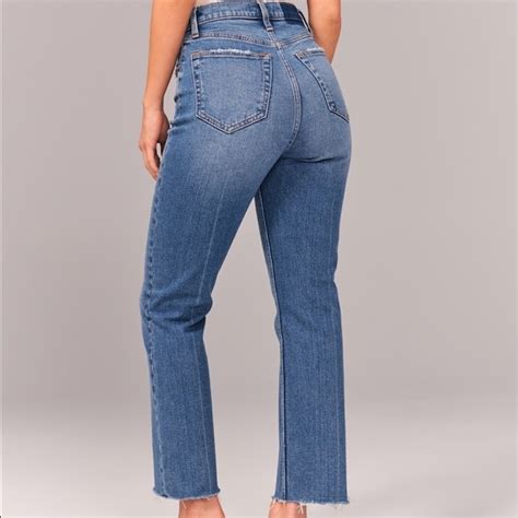 Abercrombie And Fitch Jeans Curve Love Ultra High Rise Ankle Straight