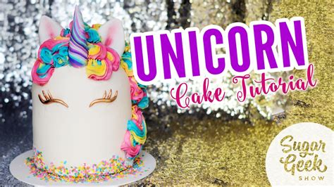 How do you make a unicorn cake without fondant. Unicorn Cake Tutorial - YouTube