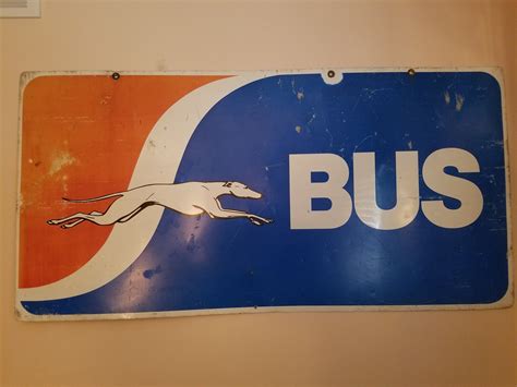 Greyhound Bus Sign Collectors Weekly