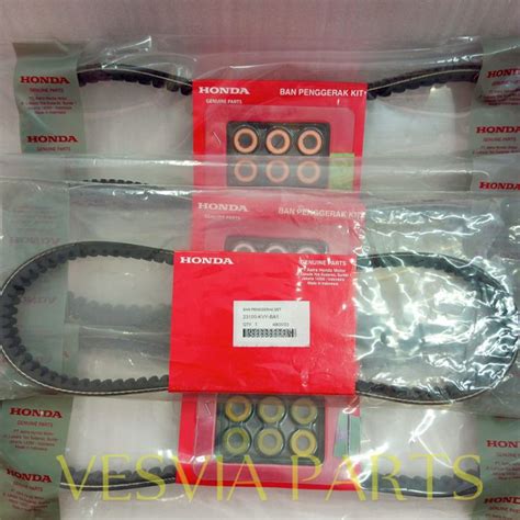 Jual Vbelt V Belt Van Belt Set Roller Beat Karbu Kvy Original Honda Shopee Indonesia