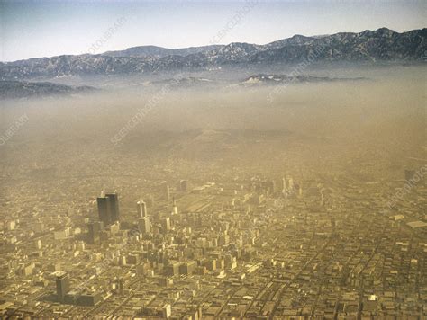 Smog Over LA, USA - Stock Image - C012/1552 - Science ...