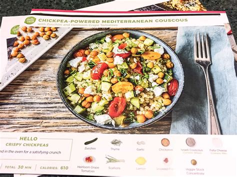 Hello Fresh Vegetarian Subscription Box Review Coupon September