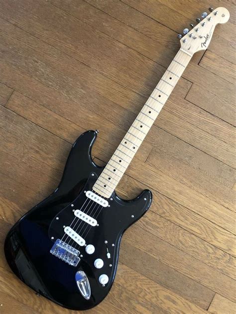 Custom Wired S David Gilmour Strat Stratocaster Fender Specs Black My