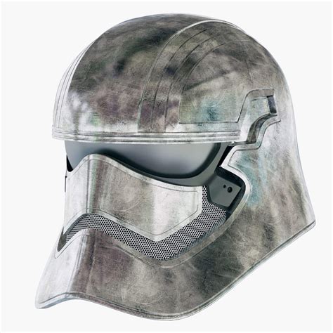 Star Wars First Order Captain Phasma Helmet 3d Model By Zifir3d