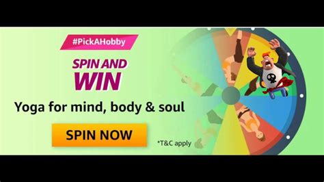 Amazon Pickahobby Yoga Day Edition Spin And Win Quiz Answers Youtube