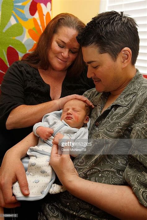 thomas beatie a transgender male holds his new son jensen james news photo getty images
