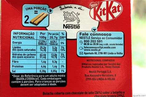 Quantas Calorias Tem Kit Kat