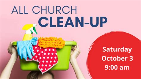 Join Us For A Church Cleaning Day Advent Lutheran