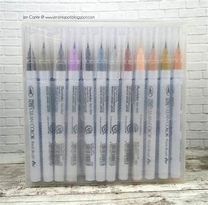 Jen 39 S Ink Spot Zig Real Brush Clean Color Markers For Sale 48 Set