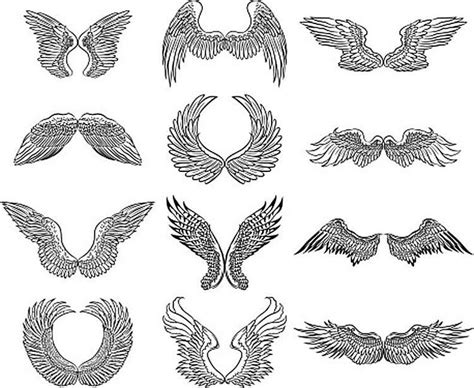 Drawings Of Angel Wings To Inspire Your Angelic Art Angel Wings Art