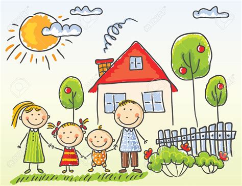 A happy family (his son) element. Happy family house clipart 13 » Clipart Station