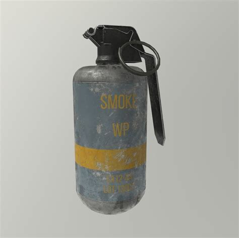 M 15 Grenade Usa Pbr Midpoly 3d Asset Game Ready