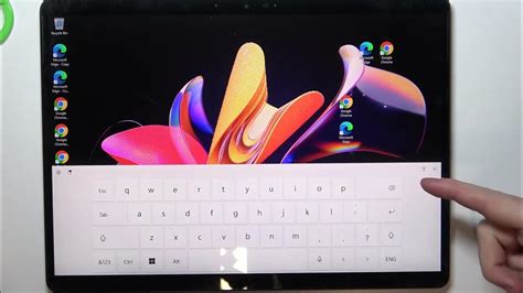 Microsoft Surface Pro X How To Turn On Screen Keyboard Youtube