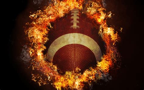 Football wallpapers in ultra hd or 4k. Download wallpapers american football, 4k, NFL, ball, fire ...